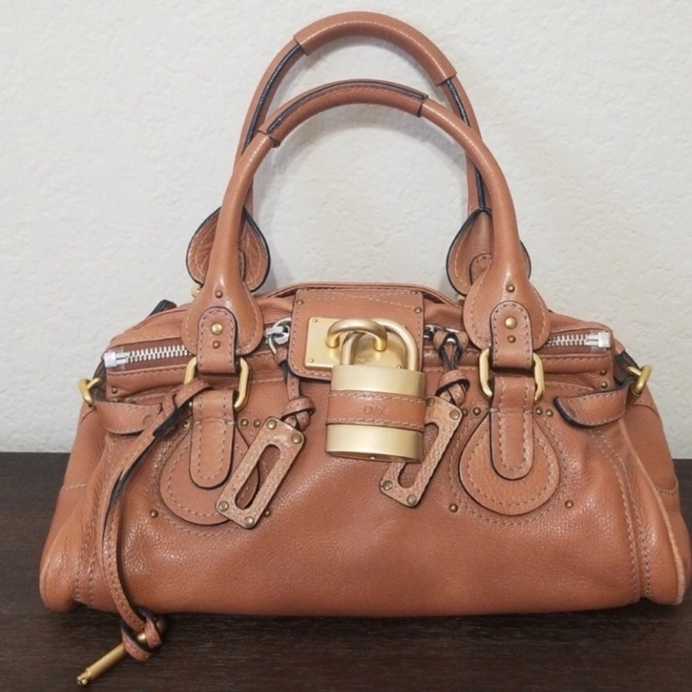 Chloe Paddington Cognac Large Bag